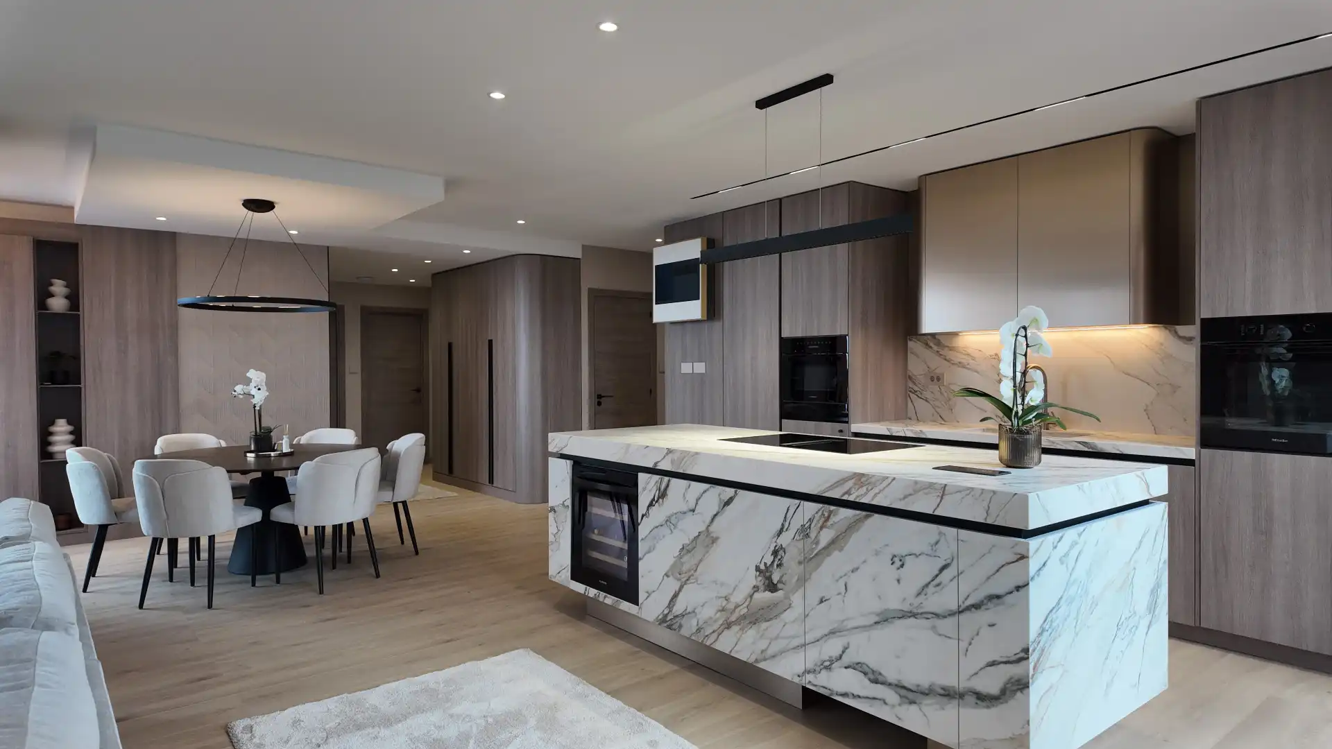 Kitchen of Attic for sale in Mijas  with Air Conditioner, Terrace and Swimming Pool