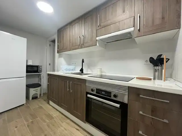 Cocina de Piso de alquiler en Castellón de la Plana / Castelló de la Plana con Aire acondicionado y Amueblado
