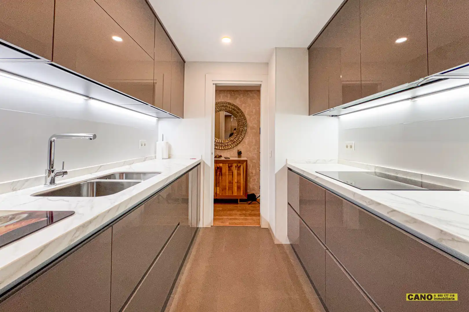 Kitchen of Flat for sale in Roquetas de Mar  with Air Conditioner, Heating and Terrace
