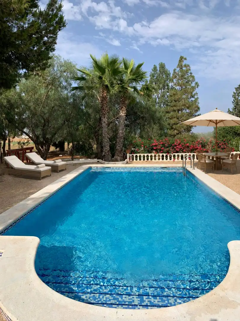 Piscina de Finca rústica en venda en Cartagena amb Calefacció, Jardí privat i Terrassa