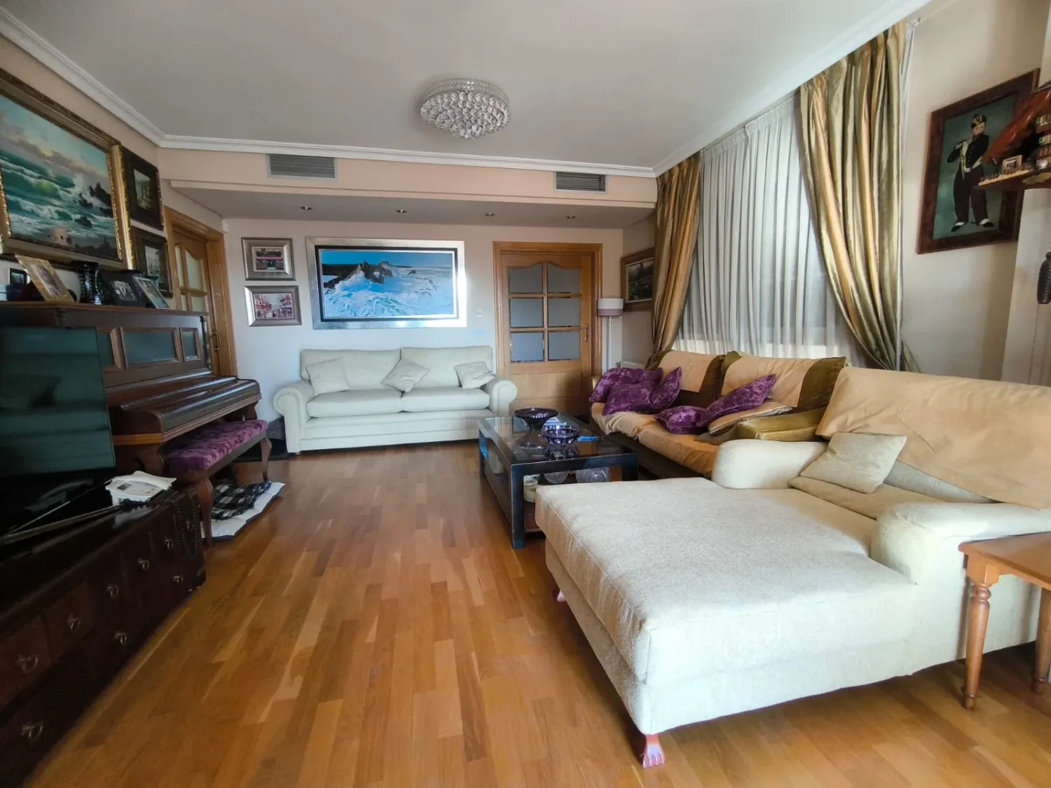 Sala d'estar de Casa o xalet en venda en  Murcia Capital amb Aire condicionat, Calefacció i Jardí privat