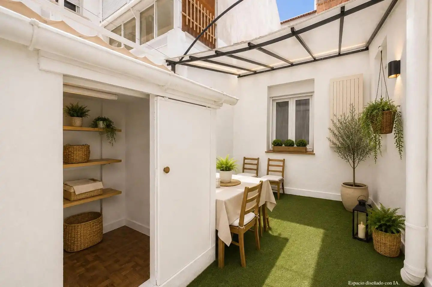 Terraza de Casa o chalet en venta en Madrid con Calefacción, Jardín privado y Terraza