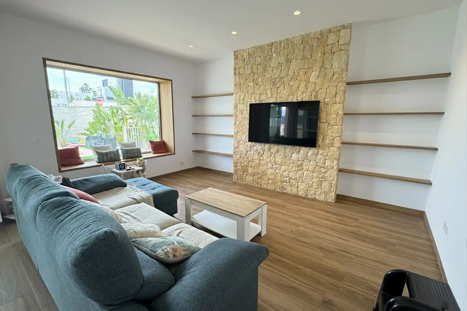 Sala de estar de Casa o chalet de alquiler en Benijófar con Aire acondicionado, Calefacción y Jardín privado