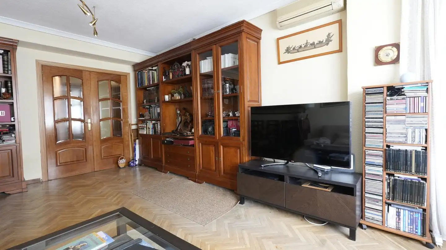 Sala d'estar de Pis en venda en Madrid amb Aire condicionat, Calefacció i Terrassa