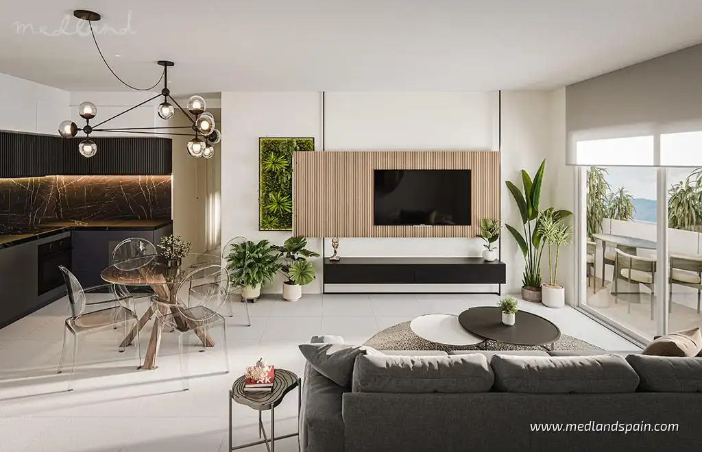 Sala d'estar de Apartament en venda en San Miguel de Salinas, Alicante