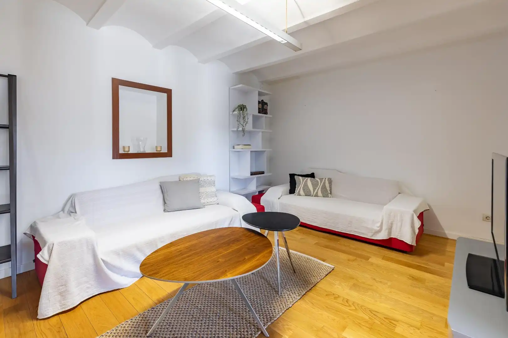 Sala de estar de Casa adosada en venta en Enguera con Calefacción, Terraza y Trastero