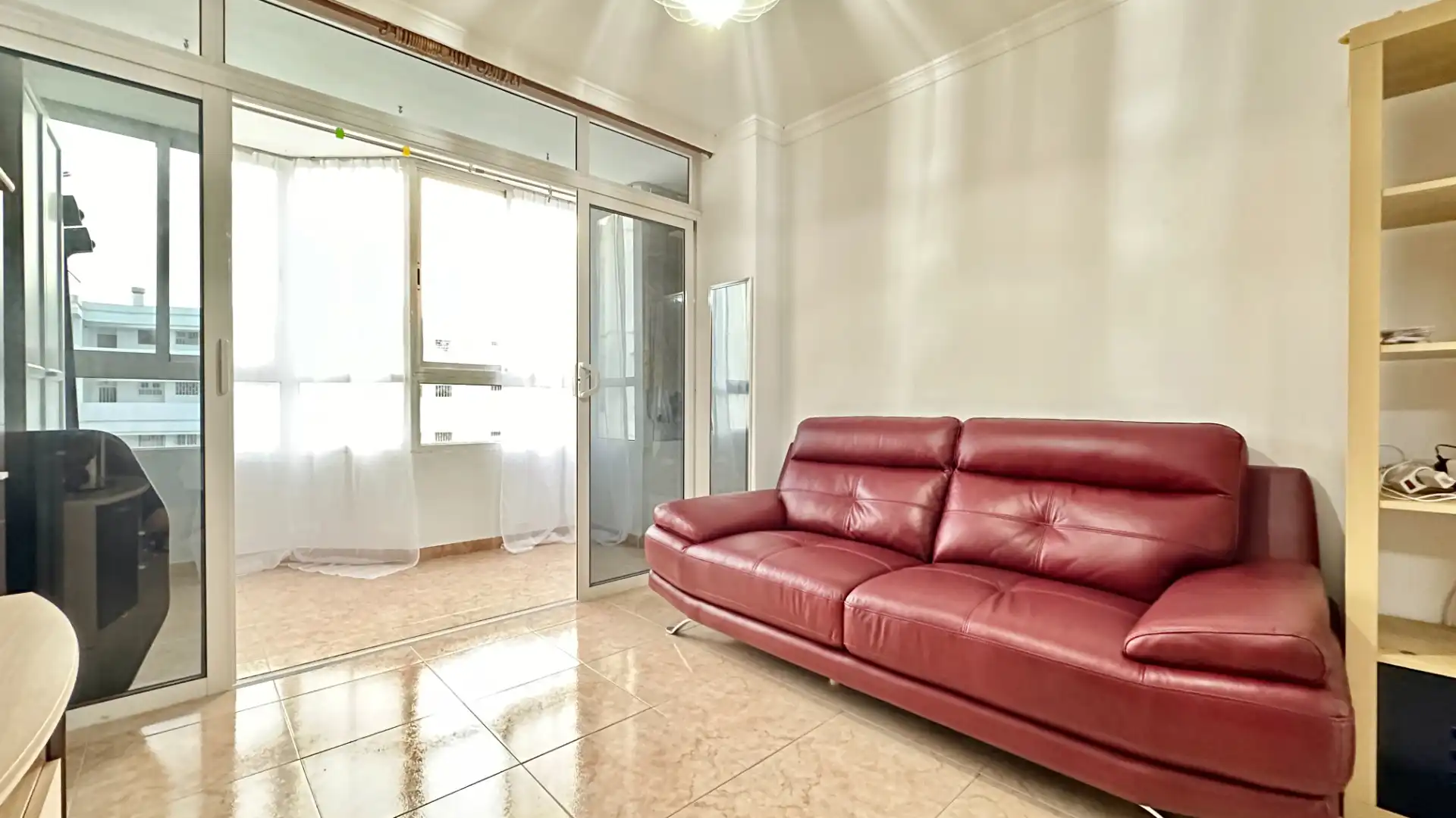 Sala de estar de Piso de alquiler en San Bartolomé de Tirajana con Amueblado, Lavadora y Microondas