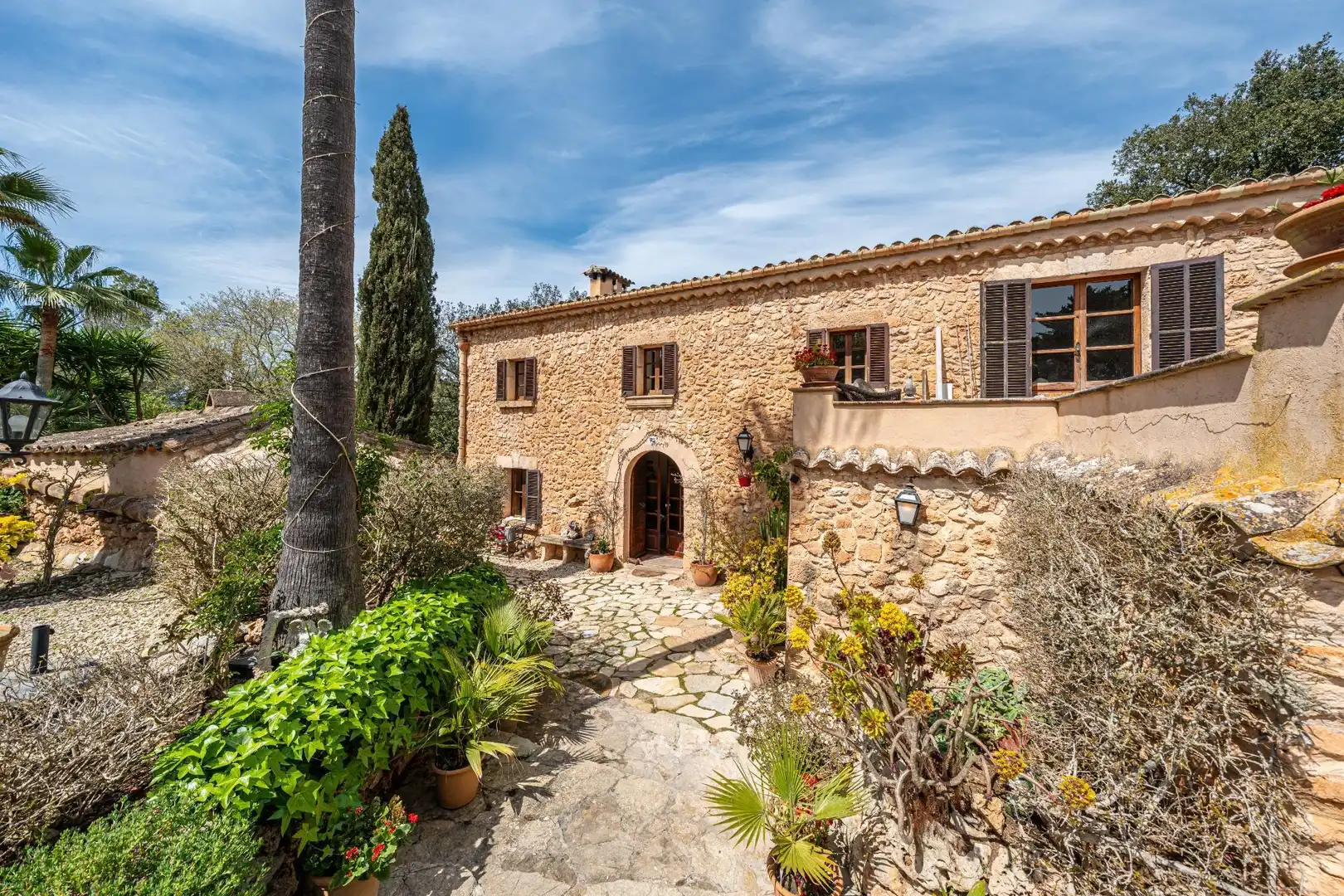 Vista exterior de Finca rústica en venta en Algaida con Aire acondicionado, Calefacción y Jardín privado