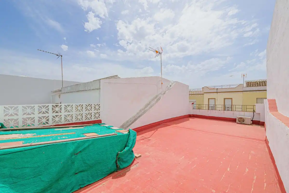 Terrassa de Casa adosada en venda en El Coronil amb Aire condicionat, Calefacció i Terrassa