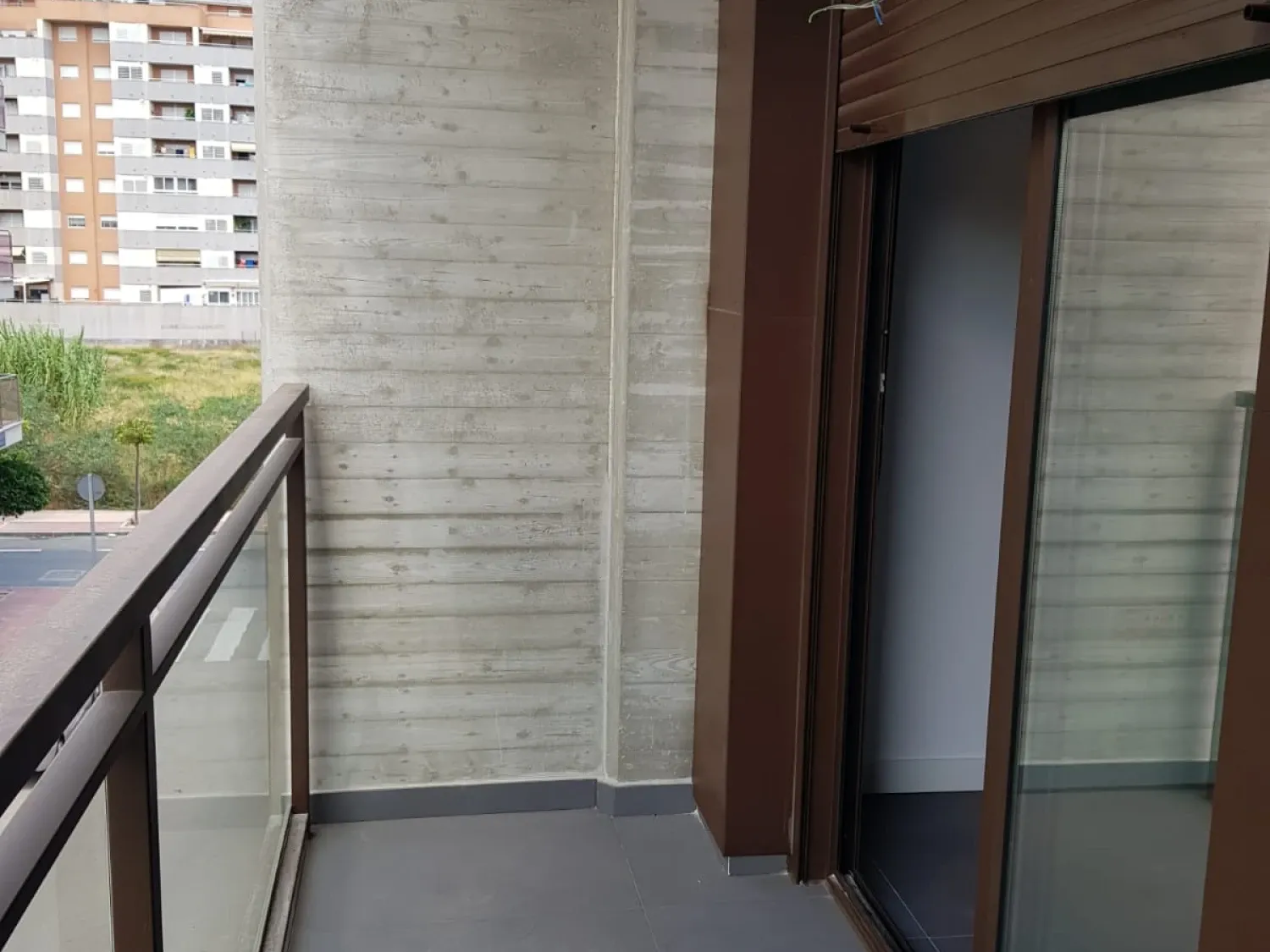 Terrassa de Apartament de lloguer en  Murcia Capital amb Aire condicionat, Moblat i Rentadora