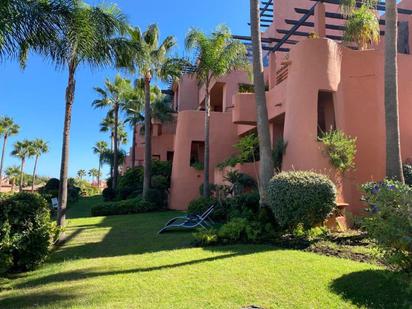 Exterior view of Planta baja for sale in Marbella  with Air Conditioner, Heating and Terrace