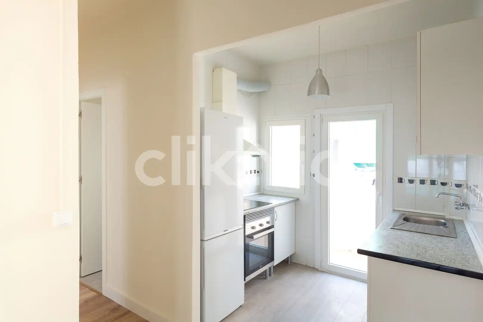 Cocina de Piso de alquiler en Alicante / Alacant con Aire acondicionado y Terraza