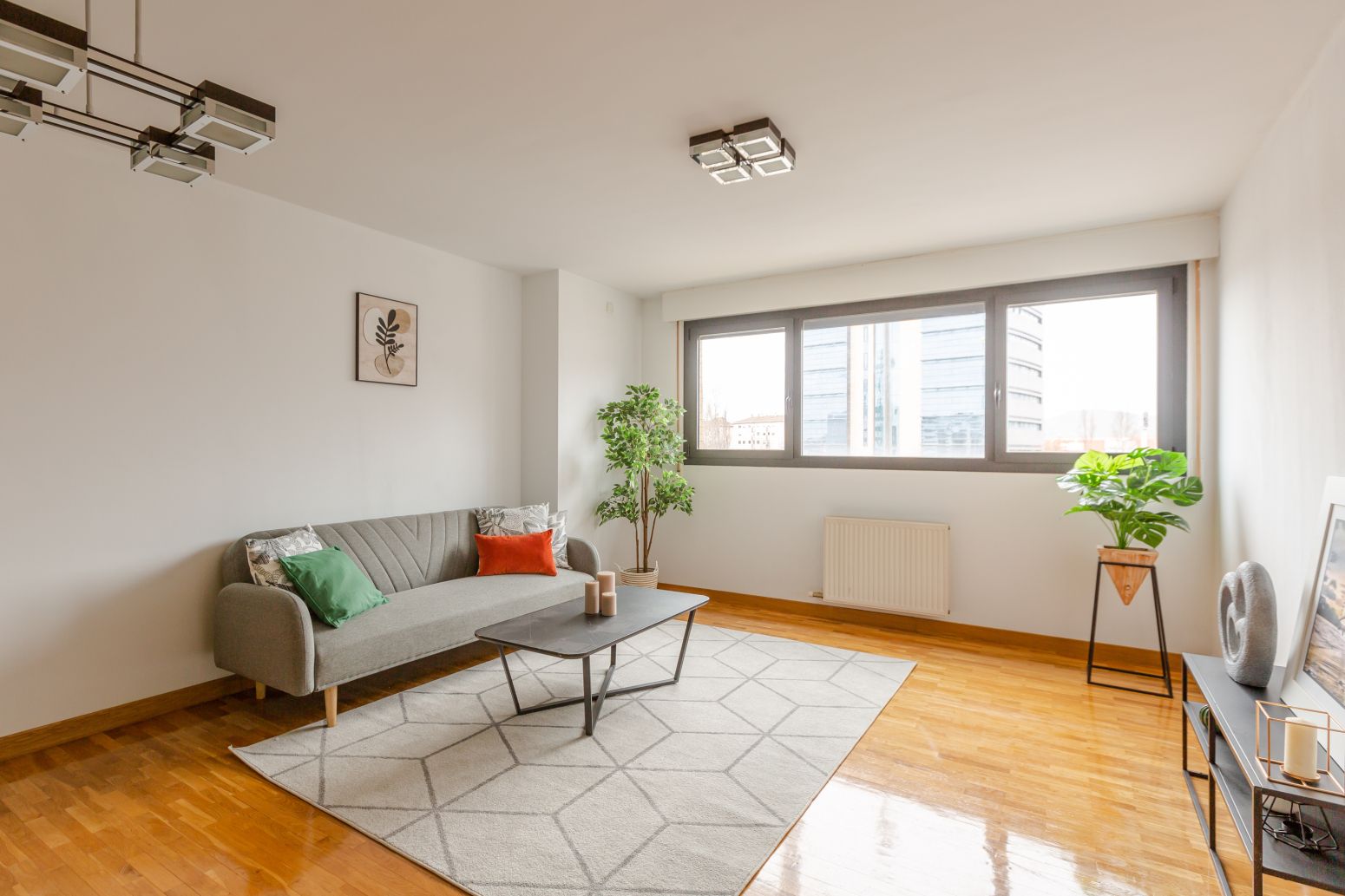 Sala d'estar de Pis en venda en Berrioplano / Berriobeiti amb Calefacció, Parquet i Traster