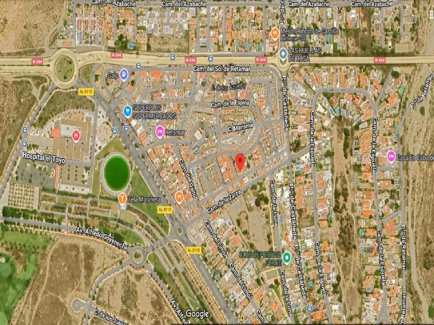 Vista exterior de Piso en venta en Almería