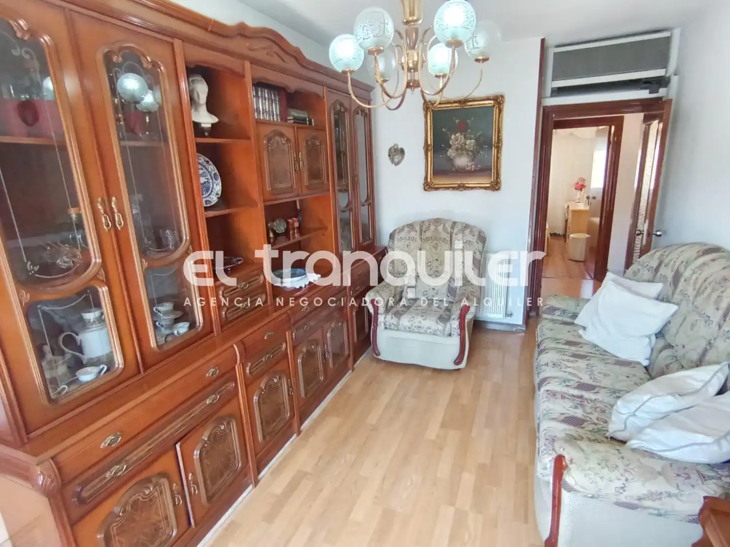 Sala d'estar de Pis en venda en Madrid amb Terrassa, Moblat i Rentadora