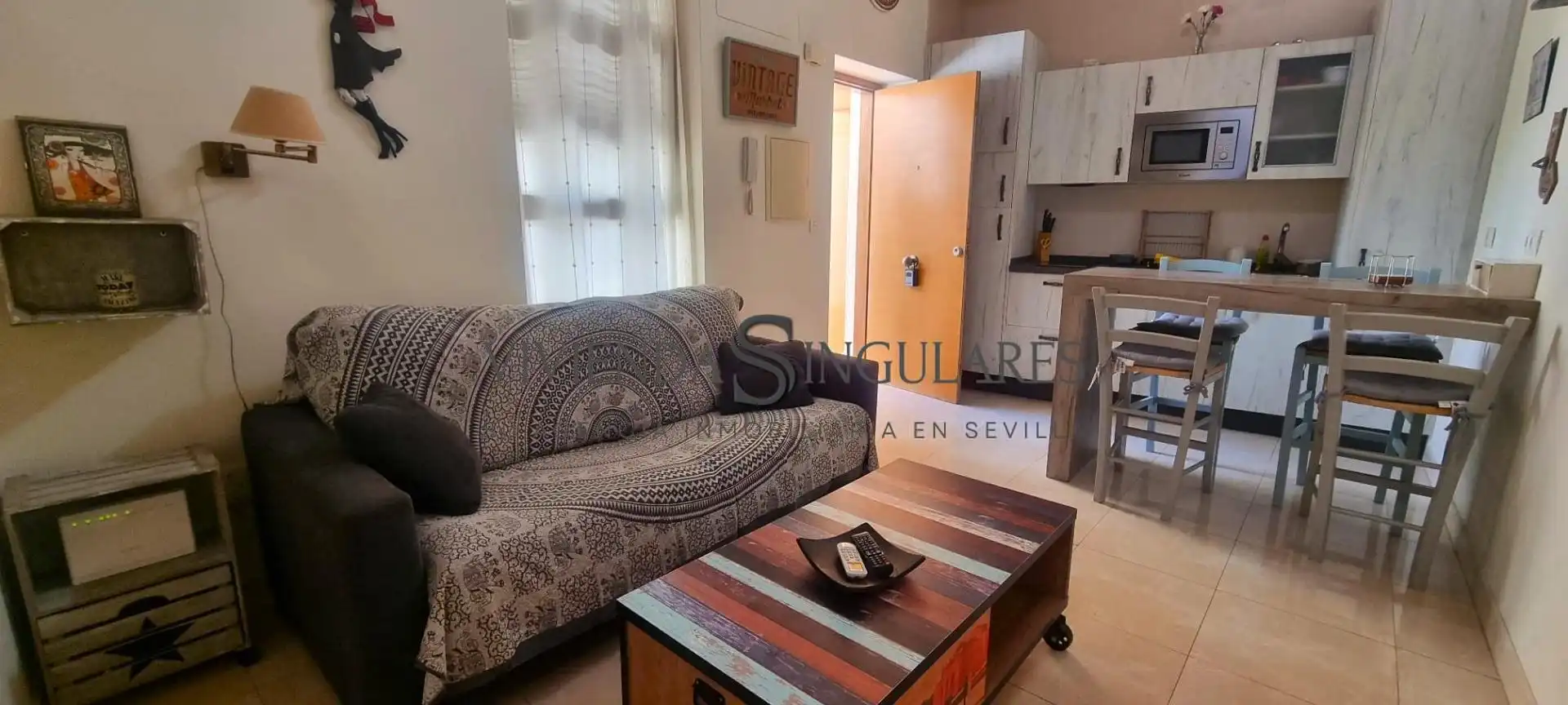 Wohnzimmer von Wohnung zum Verkauf in Sevilla mit Klimaanlage