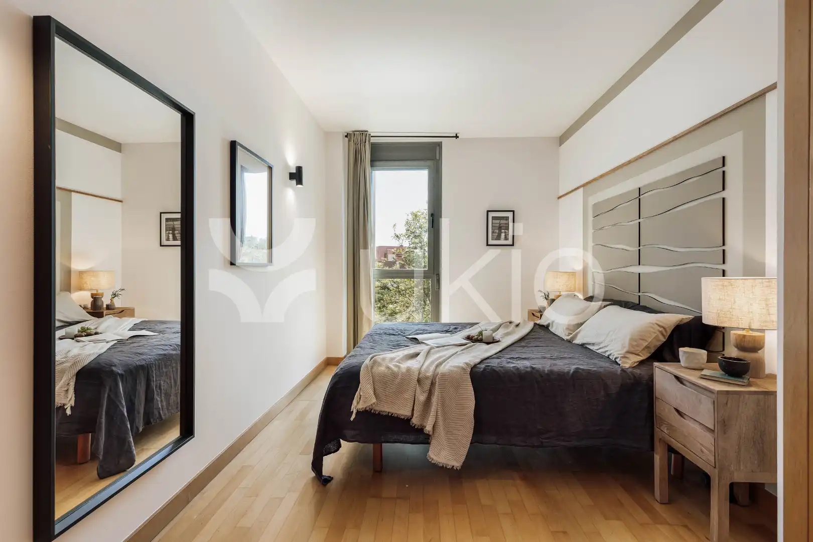 Habitación de Apartamento de alquiler en Barcelona con Aire acondicionado, Calefacción y Amueblado