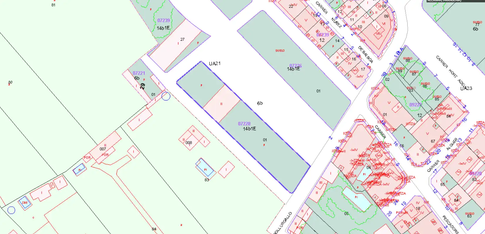 Terreno residenziale in vendita a U.A. 21, CALLES B,C Y D
