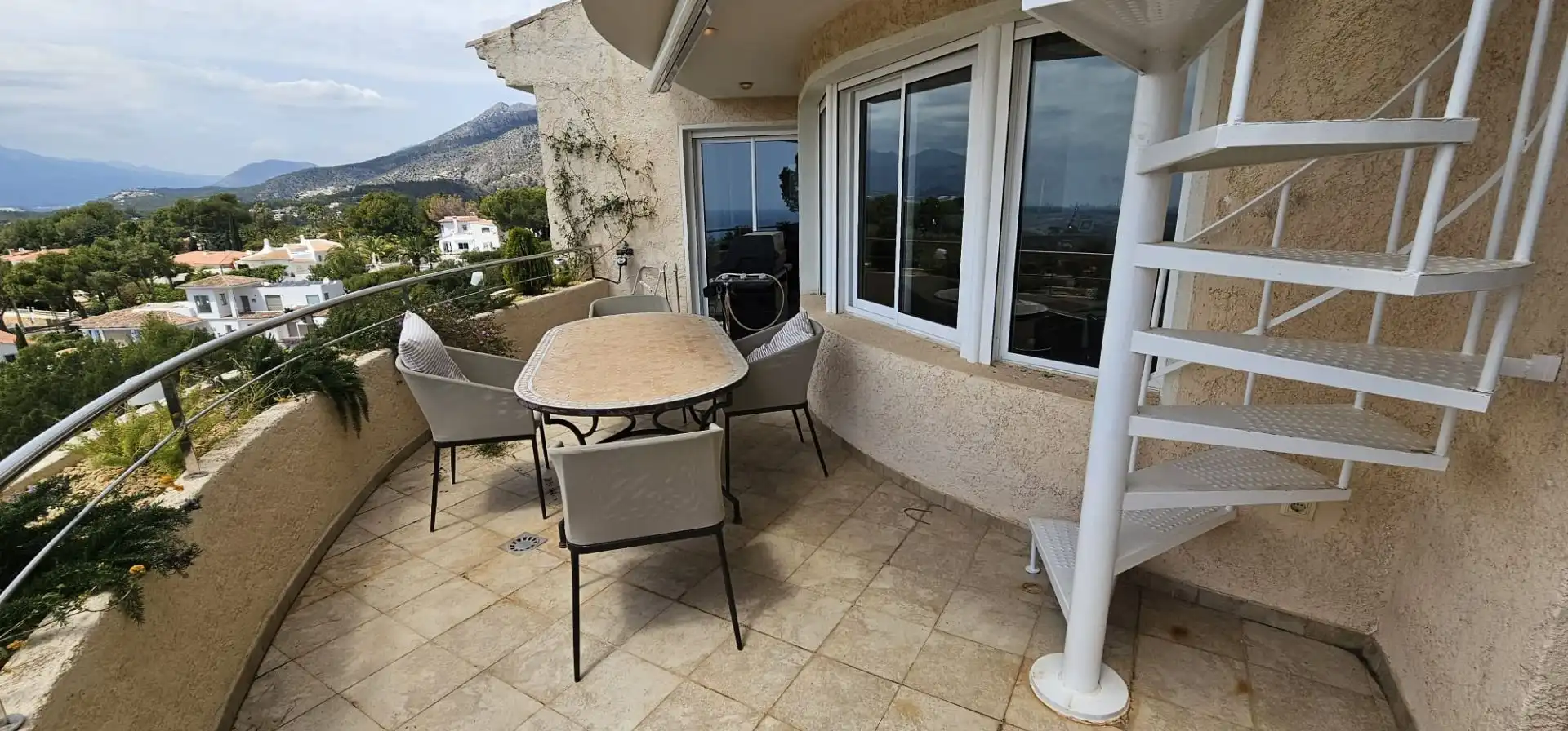Terraza de Apartamento en venta en Altea con Aire acondicionado, Calefacción y Piscina comunitaria
