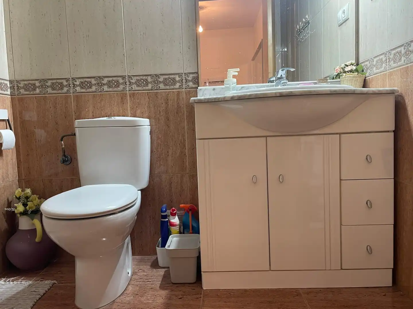 Badezimmer von Wohnung zur Miete in Castellbell i el Vilar mit Heizung, Möbliert und Ofen
