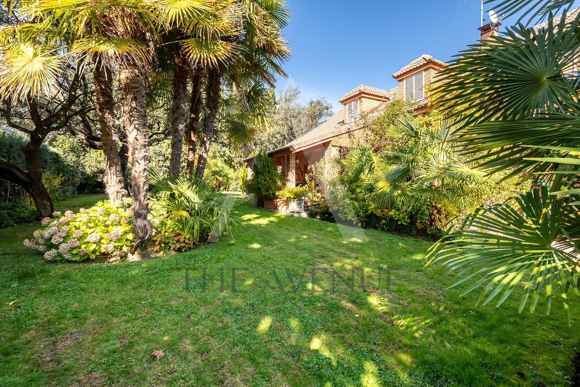 Jardí de Casa o xalet en venda en Las Rozas de Madrid amb Jardí privat, Parquet i Traster