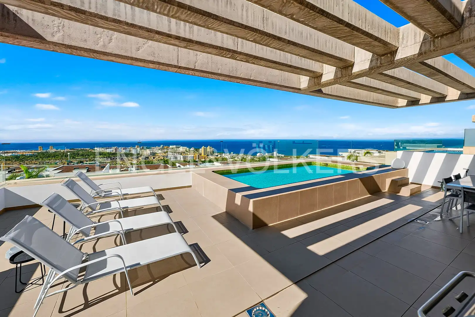 Terrasse von Wohnung zum Verkauf in Adeje mit Klimaanlage, Terrasse und Schwimmbad