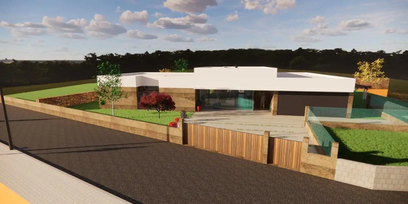 Vista exterior de Residencial en venta en Vilanova de Arousa