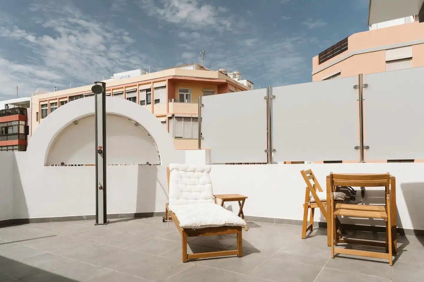 Terrace of Attic for rent in Las Palmas de Gran Canaria  with Air Conditioner, Terrace and Furnished