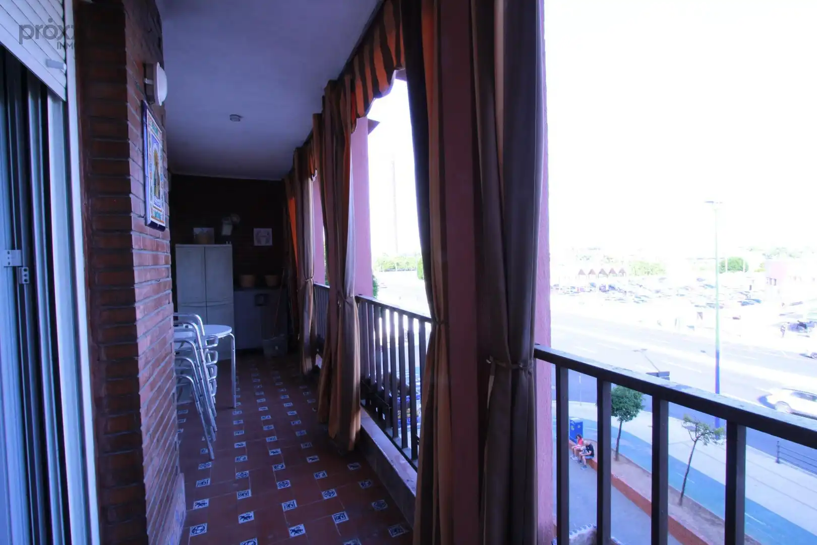 Terrasse von Wohnung zur Miete in Casco Antiguo