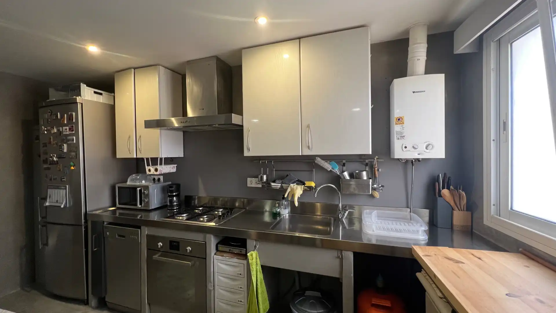 Küche von Wohnung zum Verkauf in Málaga mit Klimaanlage, Terrasse und Möbliert