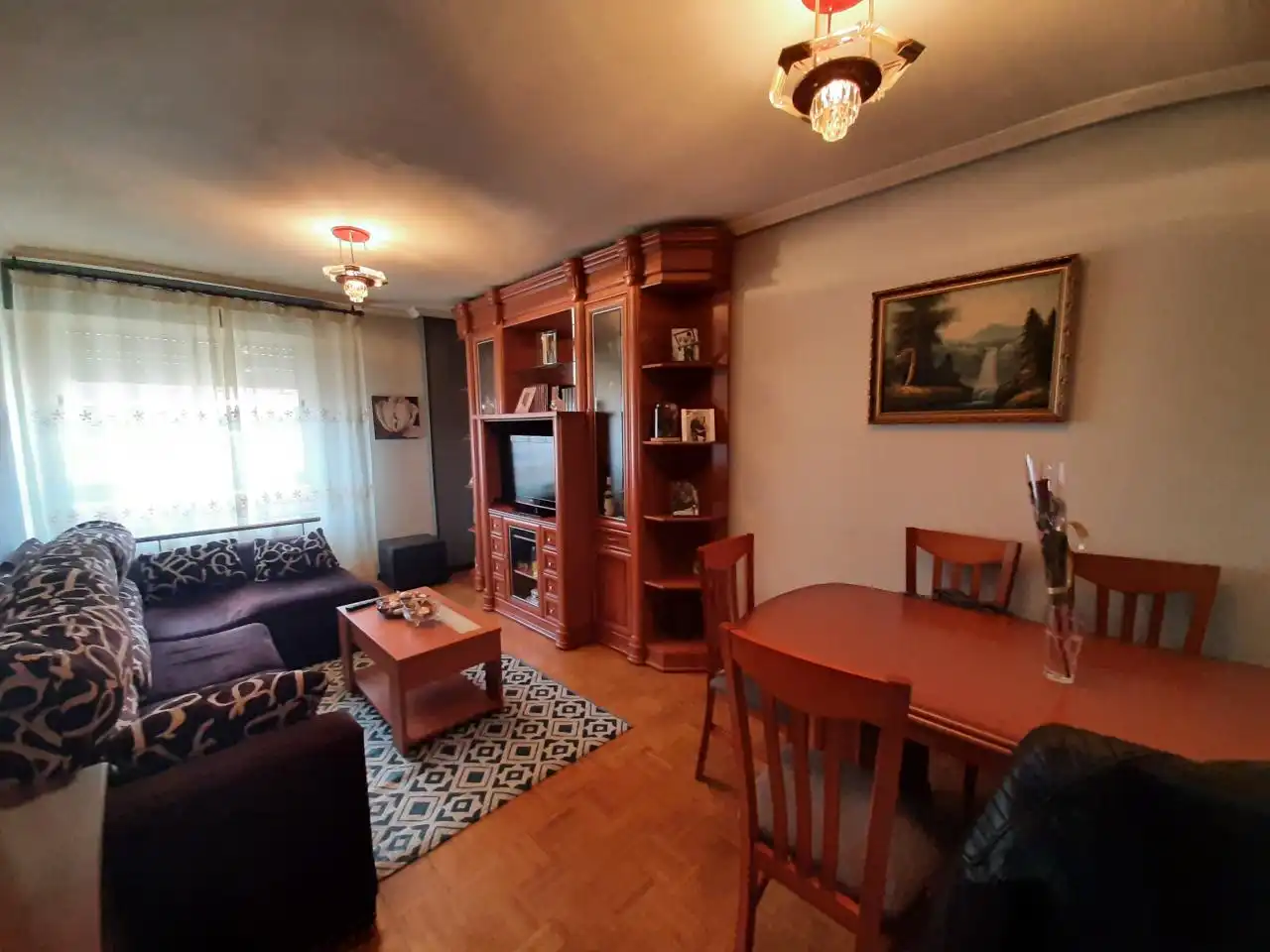 Sala de estar de Piso en venta en San Andrés del Rabanedo con Calefacción, Parquet y Trastero