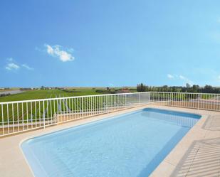 Swimming pool of Planta baja for sale in Sant Jaume d'Enveja  with Air Conditioner, Terrace and Storage room