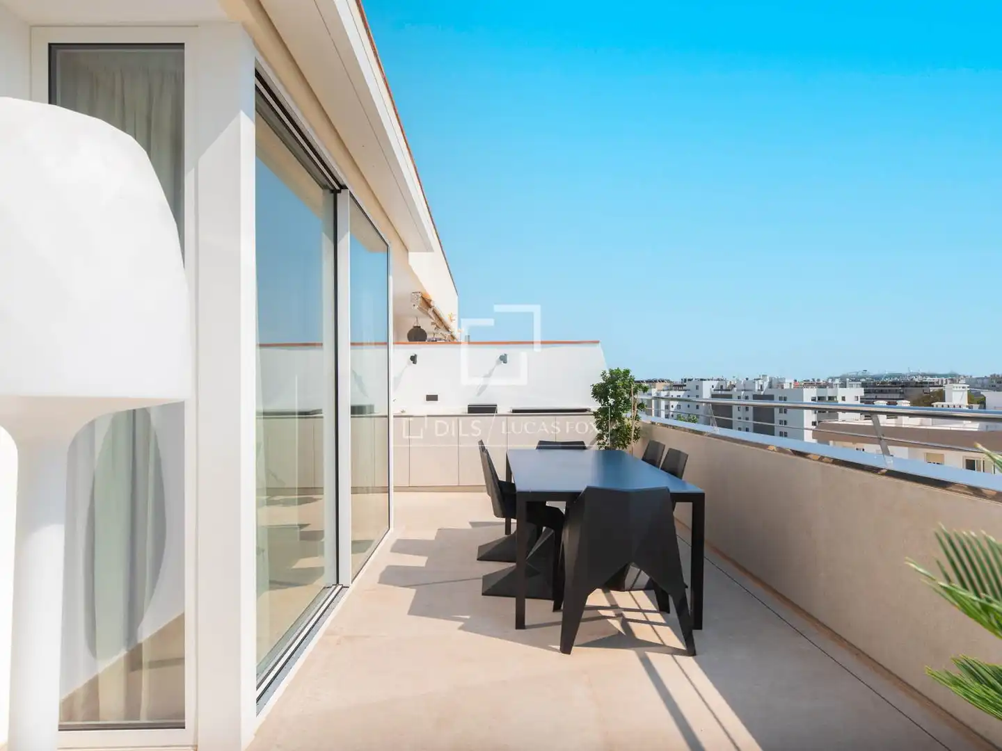 Terrace of Flat for sale in Eivissa  with Air Conditioner, Heating and Furnished