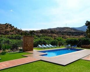 Swimming pool of House or chalet to rent in Álora  with Air Conditioner, Private garden and Terrace