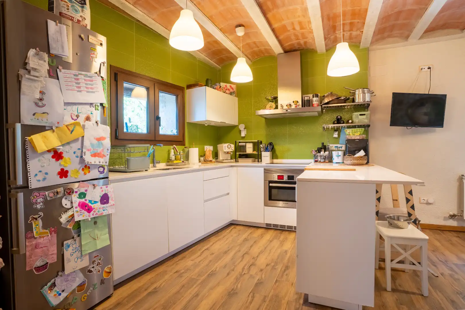 Kitchen of Houses for sale in Montblanc  with Air Conditioner, Heating and Private garden