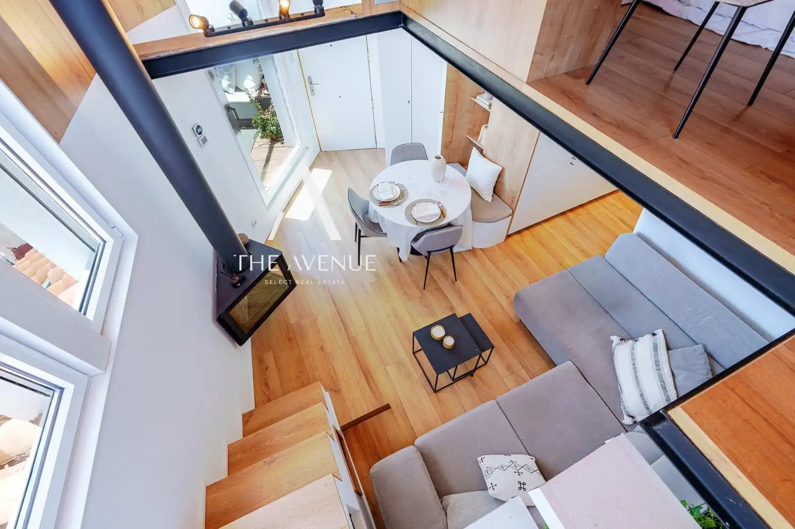 Sala de estar de Ático en venta en Madrid con Aire acondicionado, Calefacción y Terraza