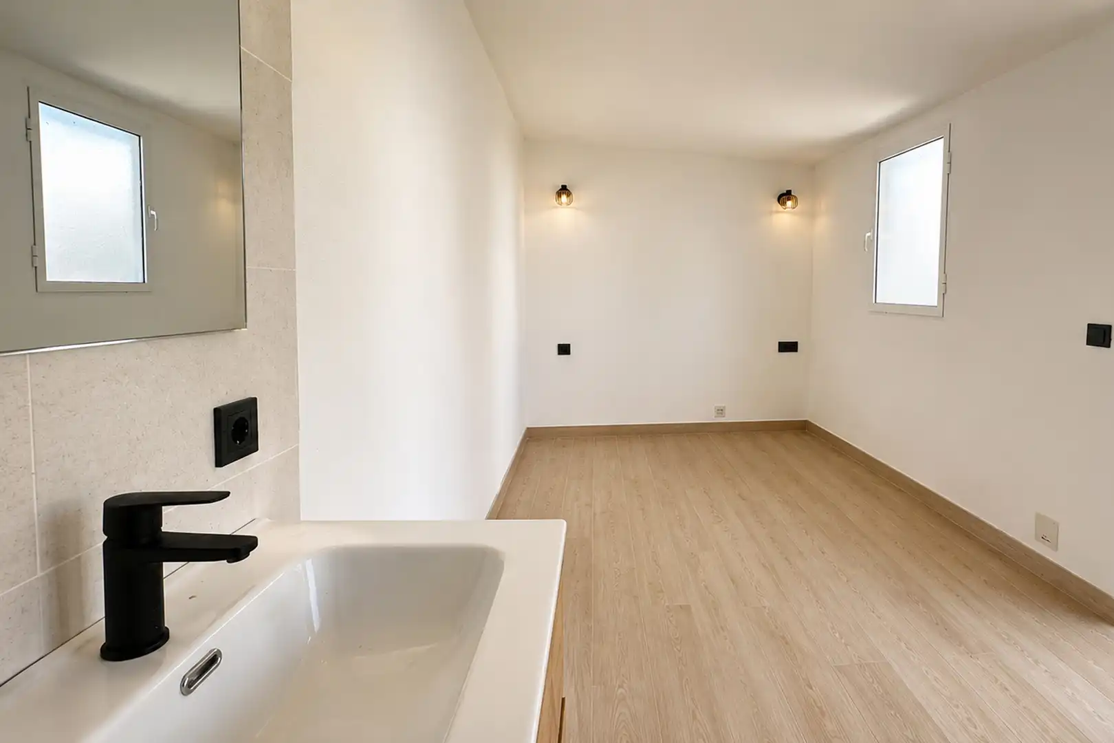 Badezimmer von Haus oder Chalet zum Verkauf in Mijas mit Heizung, Privatgarten und Terrasse