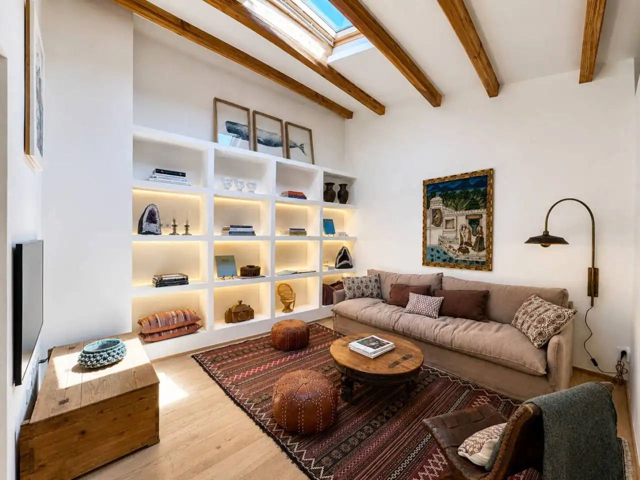 Sala de estar de Ático en venta en  Palma de Mallorca con Aire acondicionado, Calefacción y Parquet