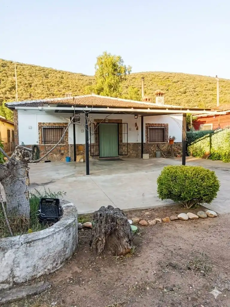 Vista exterior de Casa o xalet en venda en Piedrabuena amb Calefacció, Jardí privat i Terrassa