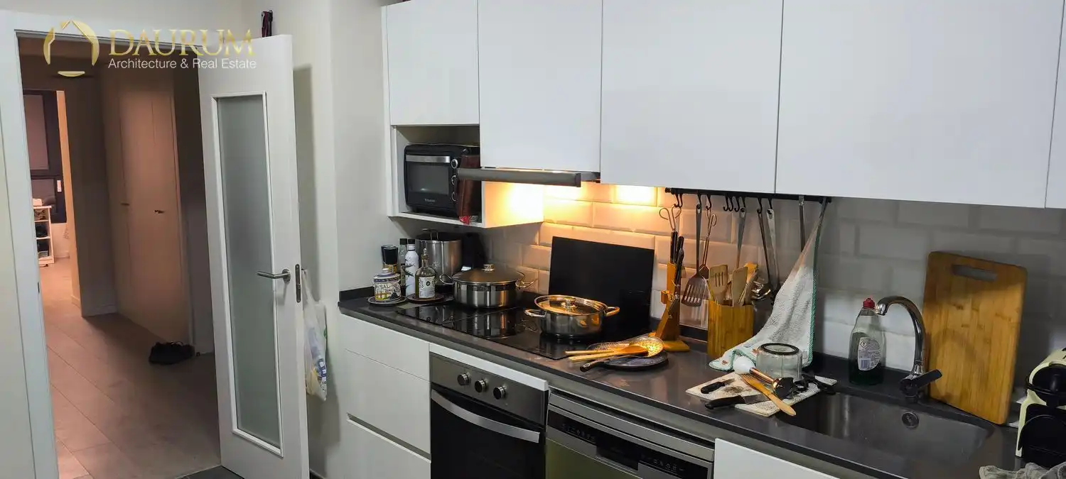Kitchen of Flat for sale in Dos Hermanas  with Air Conditioner, Heating and Terrace