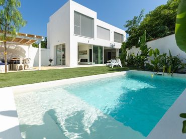 Haus mit Pool zur Miete in Carrer de Josep Villalonga 66