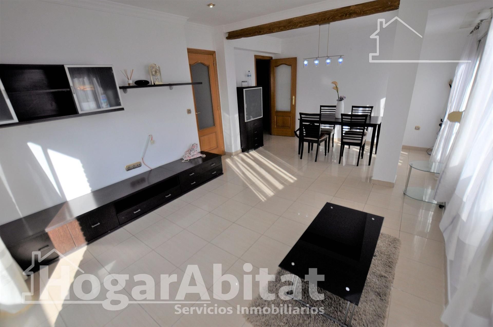 Sala de estar de Piso en venta en Alaquàs con Aire acondicionado, Trastero y Balcón
