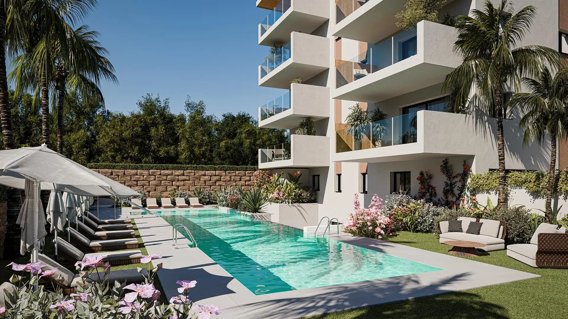 Apartamento con piscina en venta en Estepona Pueblo