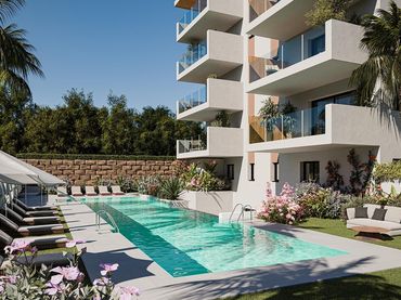 Apartamento con piscina en venta en Estepona Pueblo