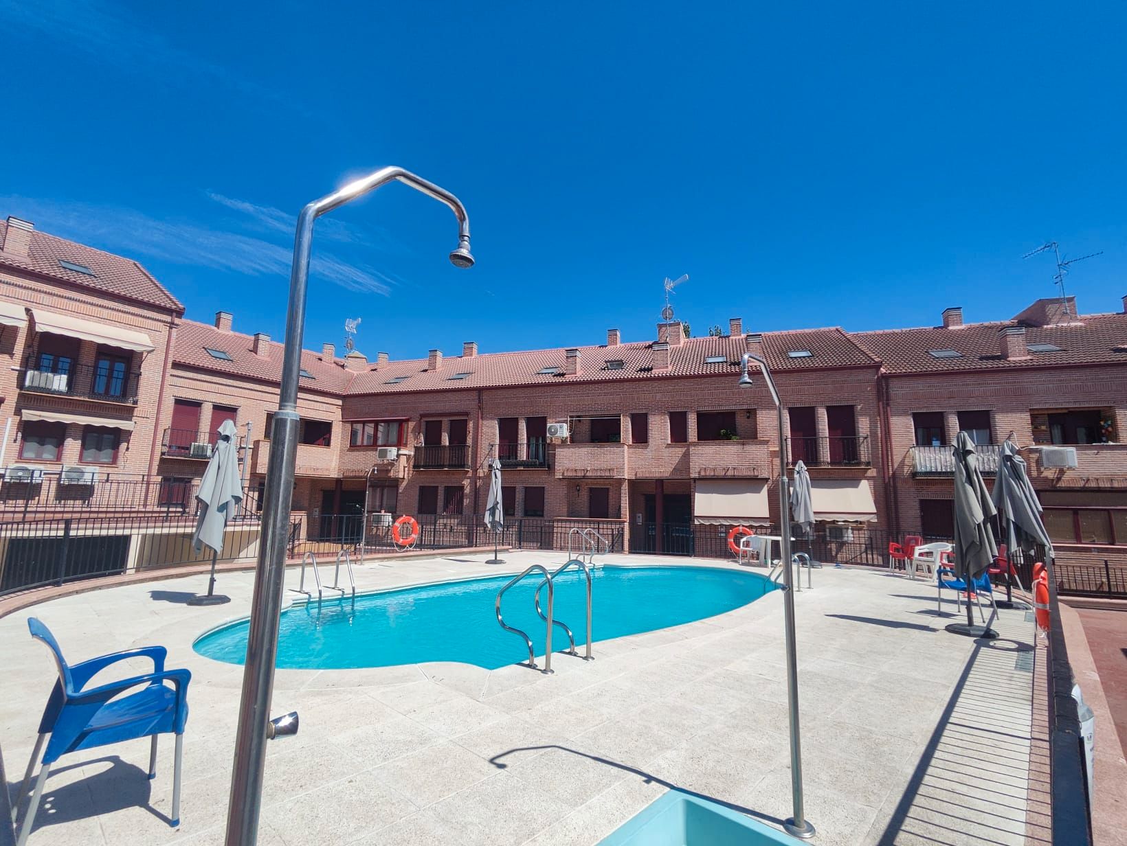 Piscina de Dúplex en venta en Villamantilla con Calefacción, Parquet y Terraza