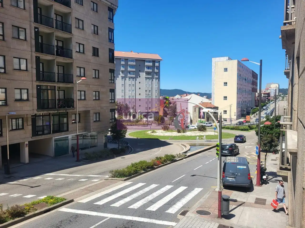 Vista exterior de Pis en venda en Vigo  amb Calefacció, Parquet i Terrassa