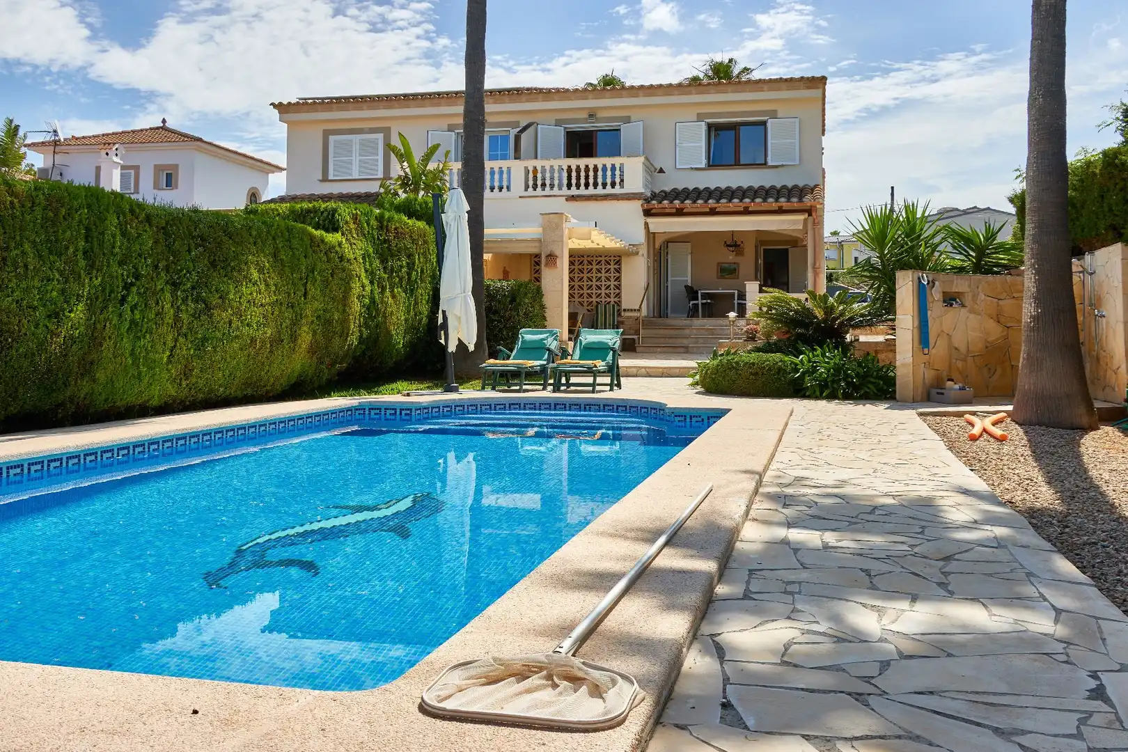Garden of Detached homes for sale in Llucmajor  with Air Conditioner, Heating and Private garden