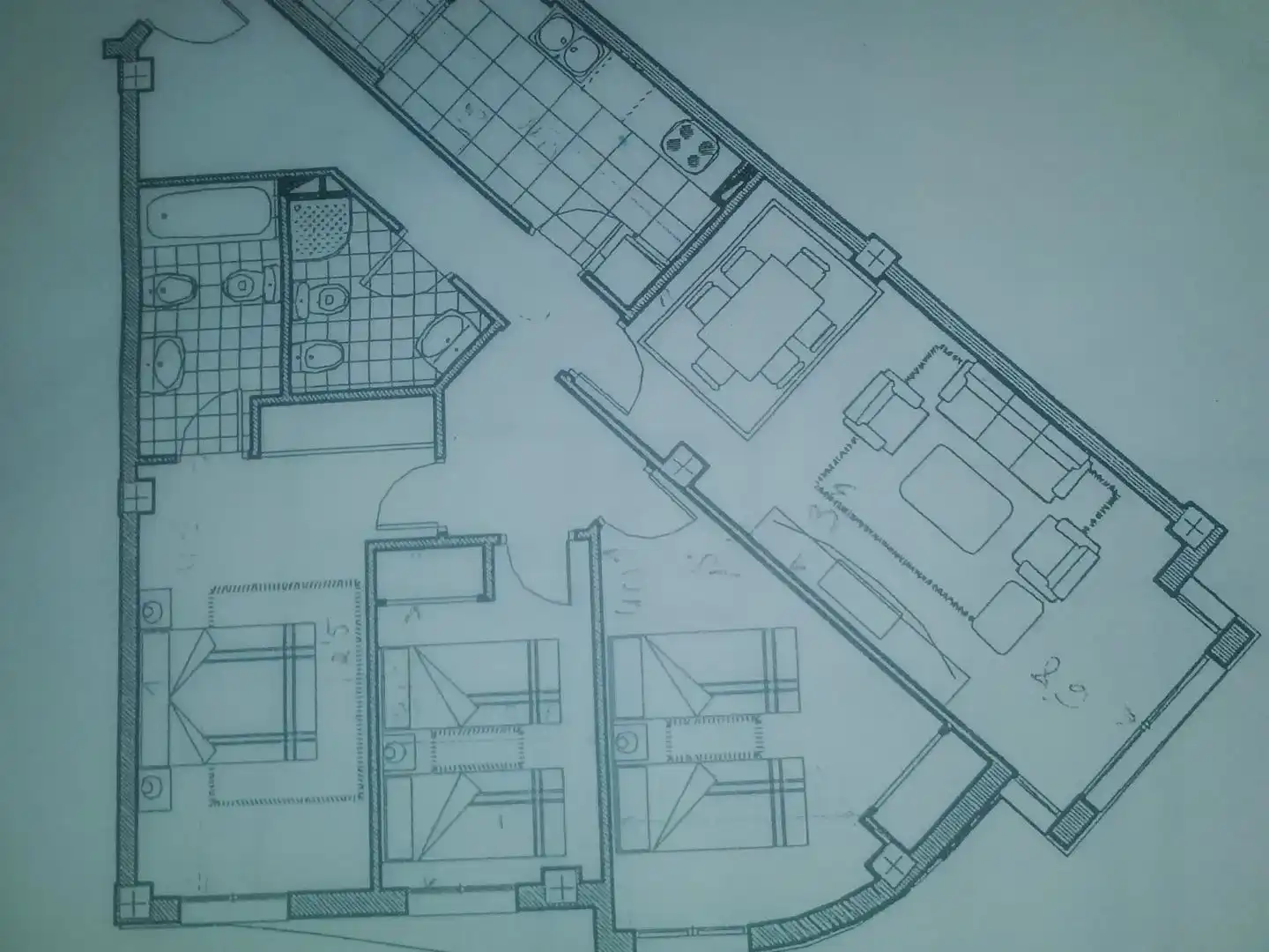 Wohnung zur Miete in  Valencia Capital mit Klimaanlage