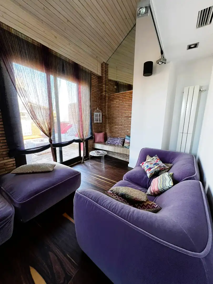 Sala de estar de Ático en venta en Totana con Aire acondicionado, Calefacción y Parquet