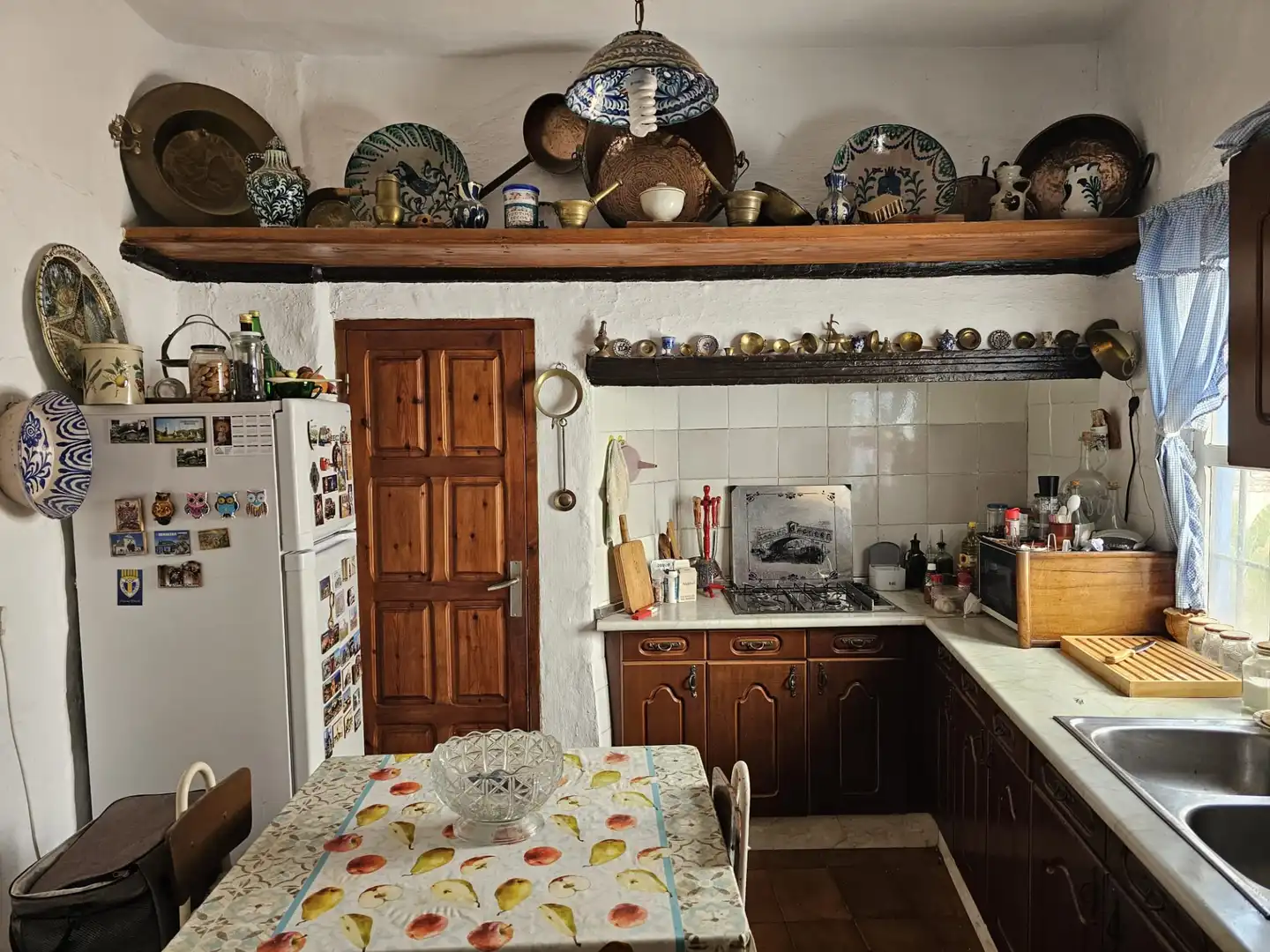 Cuina de Casa o xalet en venda en Benamocarra amb Terrassa i Moblat